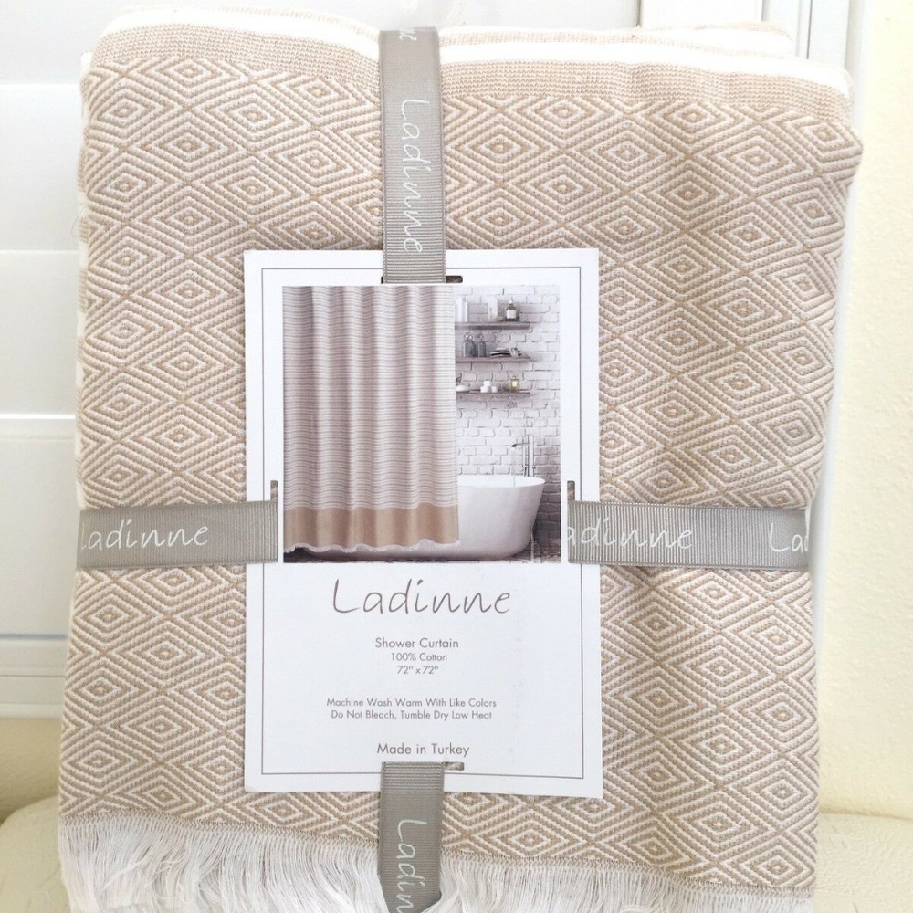 SHOWER CURTAIN Fabric By Ladinne